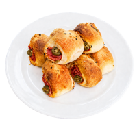 Pizzabrötchen Salami & Jalapenos (8 Stk)